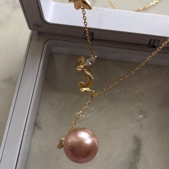 Custom Made 11mm Genuine Pearl Necklace - Picture 2 of 11